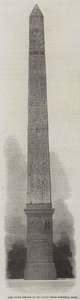 De Luxor Obelisk op de Place de la Concorde, Parijs door English School