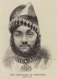 De Maharana van Odeypore door English School