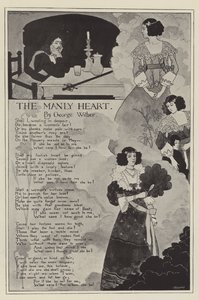 Het mannelijke hart, door George Wither door English School