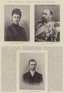 Het huwelijk van prinses Marie van Edinburgh door English School