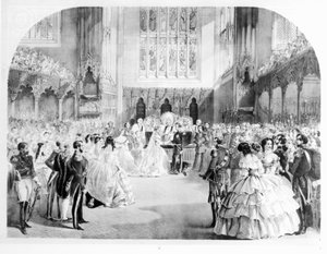 Het Huwelijk van Victoria, de Prinses Royal en de Kroonprins Frederik Willem van Pruisen in de Chapel Royal, St. James