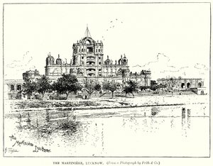 De Martiniere, Lucknow (gravure) door English School