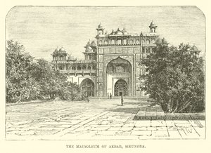 Het Mausoleum van Akbar, Sikundra