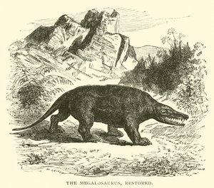 De Megalosaurus, gerestaureerd door English School