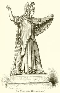 De Minerva van Herculaneum door English School