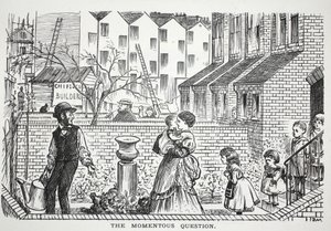 De gewichtige vraag, illustratie uit Punch