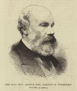 De Hooggeachte Arthur Hay, Markies van Tweeddale (gravure)