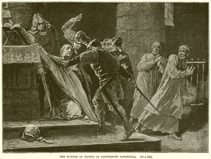 De moord op Becket in Canterbury