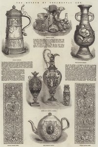 Het Museum van Sierkunst (gravure) door English School