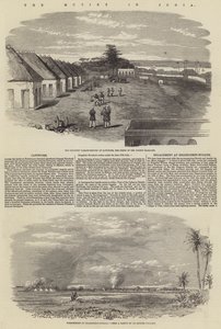 De muiterij in India door English School
