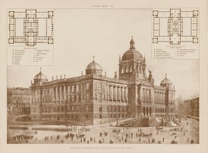 Het Nationaal Boheems Museum, Praag (gravure)