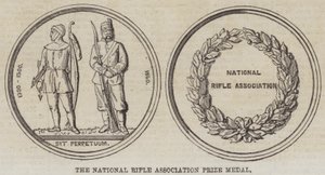 De Nationale Schietvereniging Prijs Medaille door English School