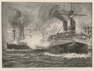 De Marine Manoeuvres, Gevecht tussen de Rode en Blauwe Vloten bij Holyhead, 31 juli door English School