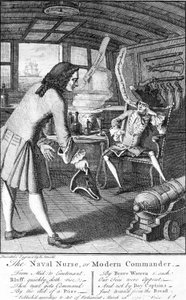 De Marineverpleegster, of Moderne Commandant, 1750