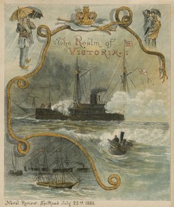De Marine Review, Spithead, 23 juli 1886