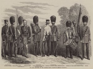De nieuwe kostuums van de wachters (gravure) door English School