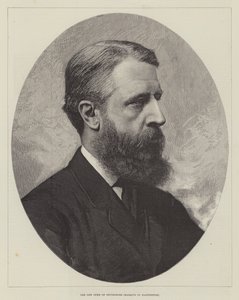 De nieuwe hertog van Devonshire, markies van Hartington (gravure) door English School