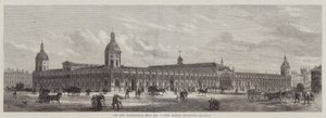 De nieuwe Metropolitan vlees- en pluimveemarkt, Smithfield (gravure)