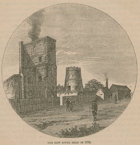 Het New River Head in 1798 door English School