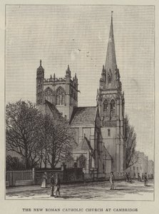 De nieuwe rooms-katholieke kerk in Cambridge door English School