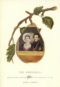 De Nonpareil met portretten van Koningin Victoria en Prins Albert