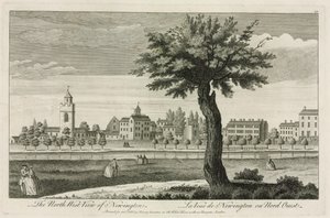 Het noordwestelijke uitzicht van Newington door English School