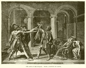 De eed van de Horatii door English School