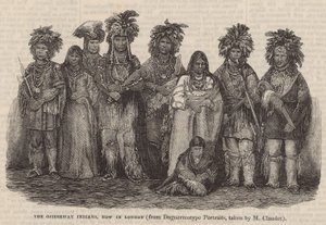 De Ojibbeway Indianen, nu in Londen door English School