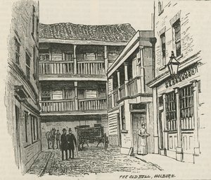 The Old Bell, Holborn, Londen door English School