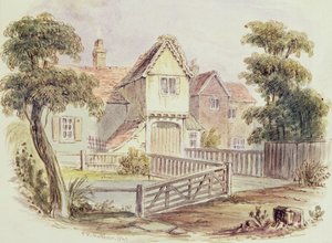 Het oude Cheesecake House, 1841 door English School