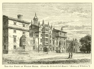 De Oude Voorkant van Wilton House