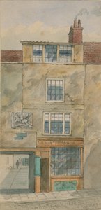 The Old George Inn, Snow Hill, Londen, in 1854