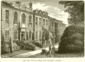 Het Oude Huis, vanaf de Tuin van de Meester