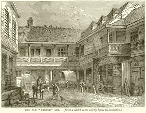 The Old Tabard Inn door English School