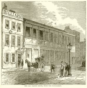 De Oude Tennisbaan, nabij de Haymarket door English School