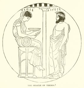 Het orakel van Themis door English School