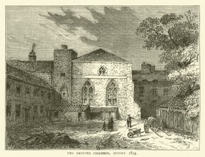 De geschilderde kamer, vóór 1834 door English School