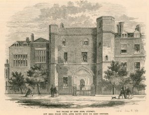 Het paleis van koning Jan, Stepney, Londen