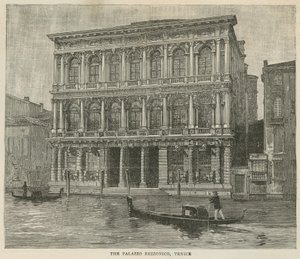 Het Palazzo Rezzonico, Venetië