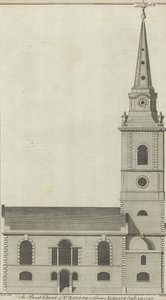 De parochiekerk van St Botolph zonder Aldgate, Londen