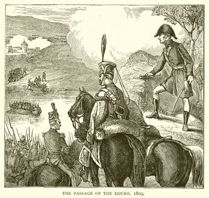 De oversteek van de Douro, 1809 door English School