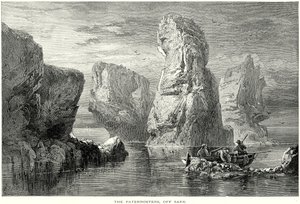 De Paternosters, bij Sark (gravure) door English School