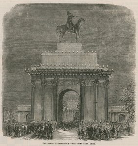 De Vredesverlichtingen bij de Green Park Arch
