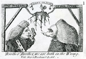 De Zuilen van de Staat, circa 1756