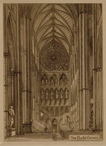 De Dichtershoek van Westminster Abbey door English School