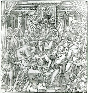 De Paus onderdrukt door Koning Hendrik VIII, 1534