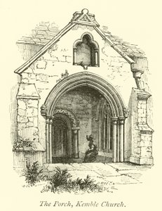 De portiek, Kemble Church door English School