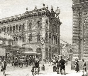 Het postkantoor, George Street, Sydney, c.1880, uit 