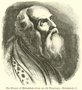 Het gebed van Habakuk, naar een oud schilderij, Habakuk, iii door English School