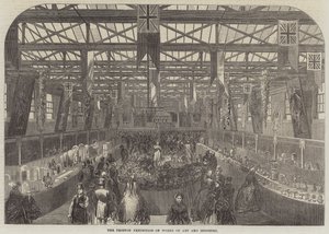 De Preston Tentoonstelling van Kunst en Industrie (gravure) door English School